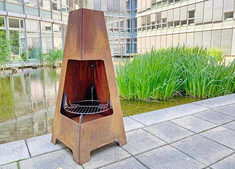 Jotul Terrazza Grillrostset im Terrassenkamin