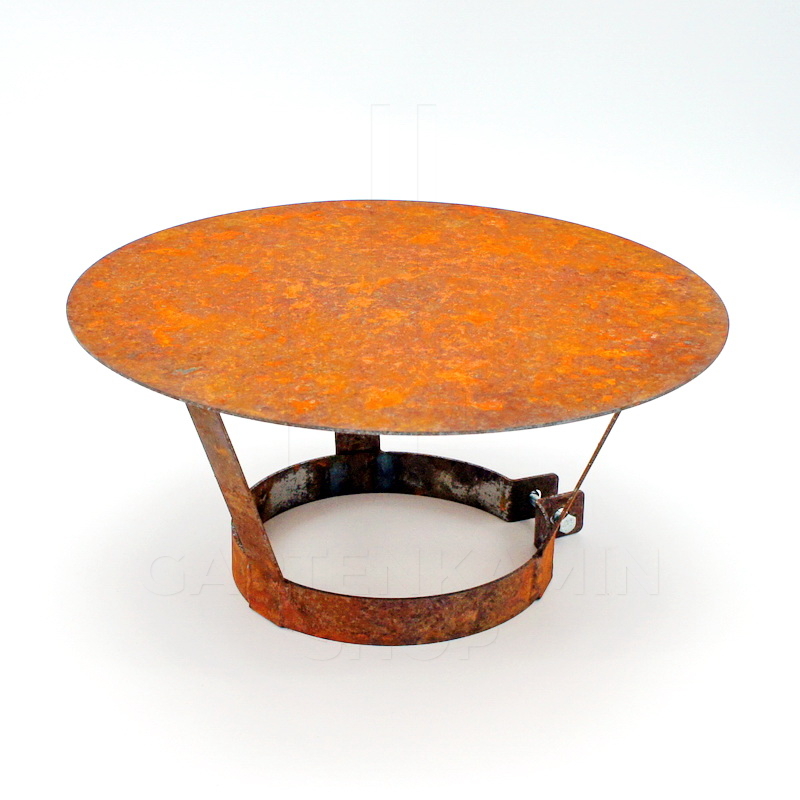 Ulkouni Regenhaube aus Corten