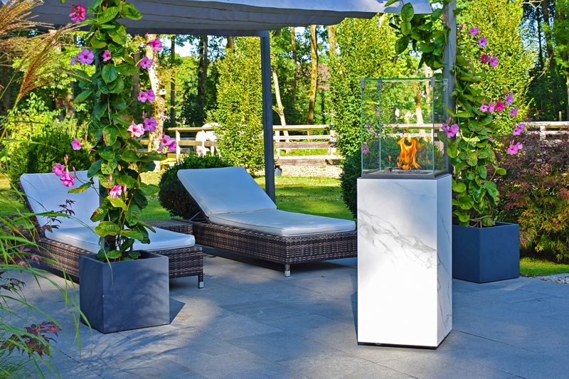 neocube-o Calacatta silk Gasheizer