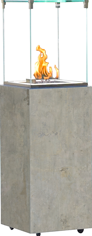 neocube-o Beton silk Terrassenheizer freigestellt