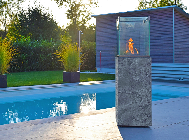 neocube-o Krater riverwashed Terrassenheizer